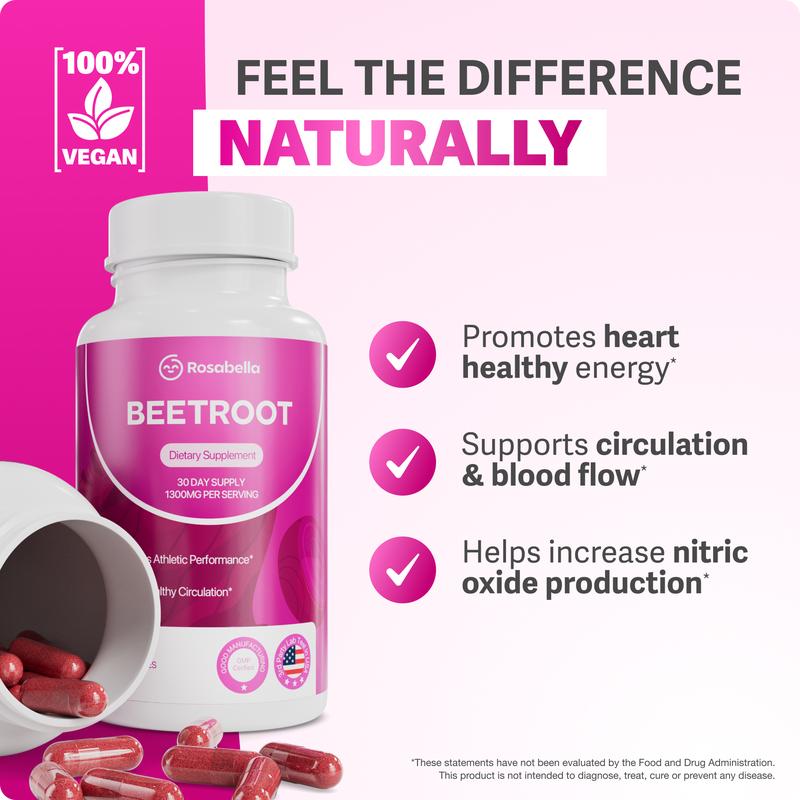 Capsules Zénésia®️ Rosabella Organic Beetroot