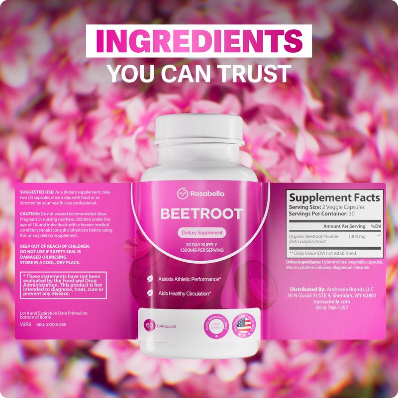 Capsules Zénésia®️ Rosabella Organic Beetroot