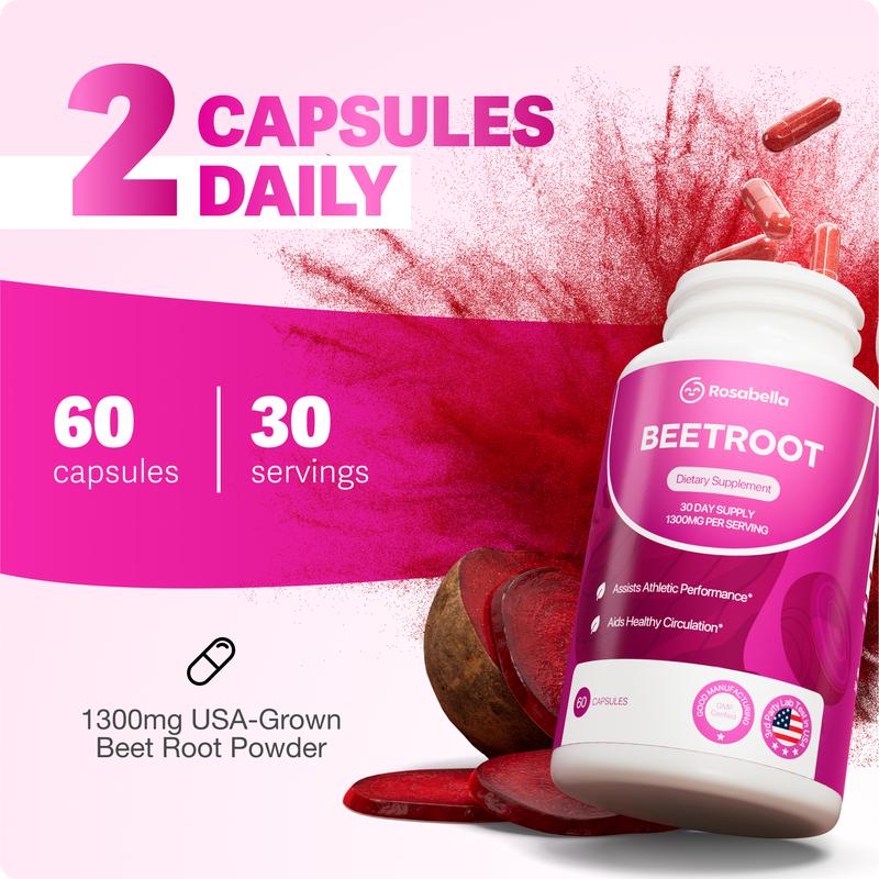 Capsules Zénésia®️ Rosabella Organic Beetroot