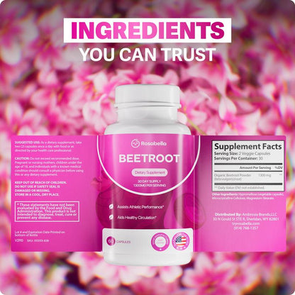 Capsules Zénésia®️ Rosabella Organic Beetroot
